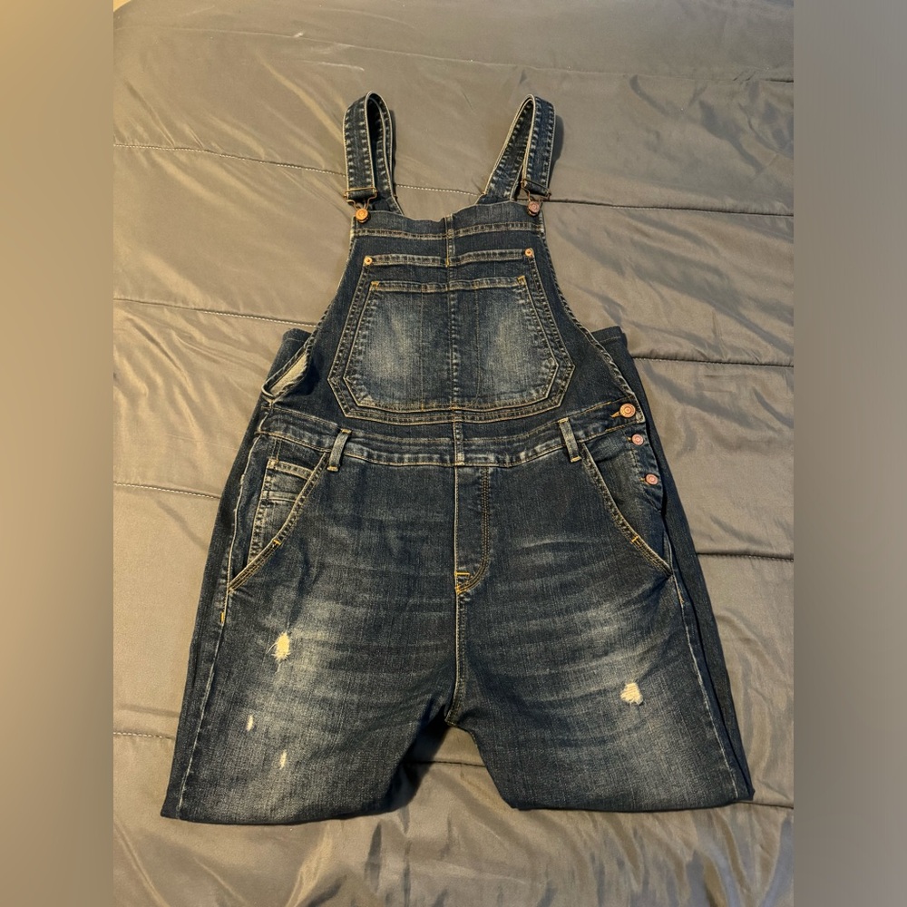 Denim Bib Overall Zara